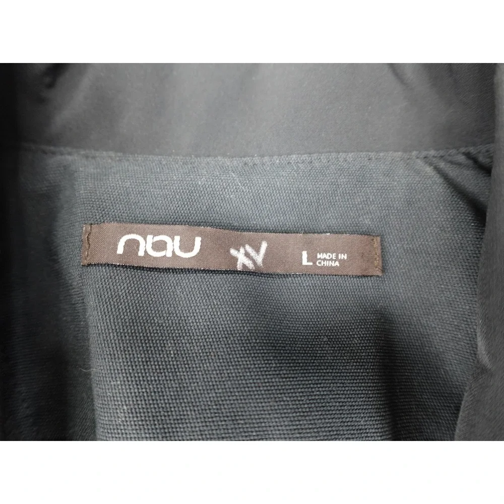 Nau Technical Blazer Mens Large Black Recycled Polyester Water Repellent
